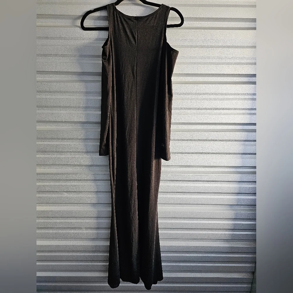 Women's Bone Appétit Skeleton Long Dress Costume - Picture 9 of 10